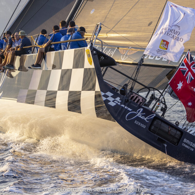Black Jack wins Palermo-Montecarlo 2023 in real time, on the finish line at 19:53:06″