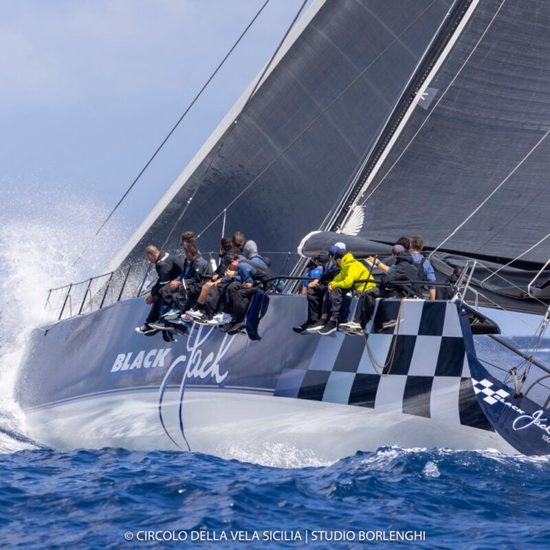 One Month to go until the start of 20th Palermo-Montecarlo regatta! The return of 100′ Black Jack